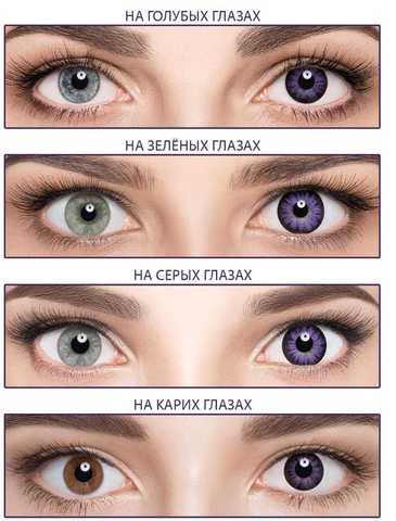 Цветные линзы Hera violet (фиолетовые)