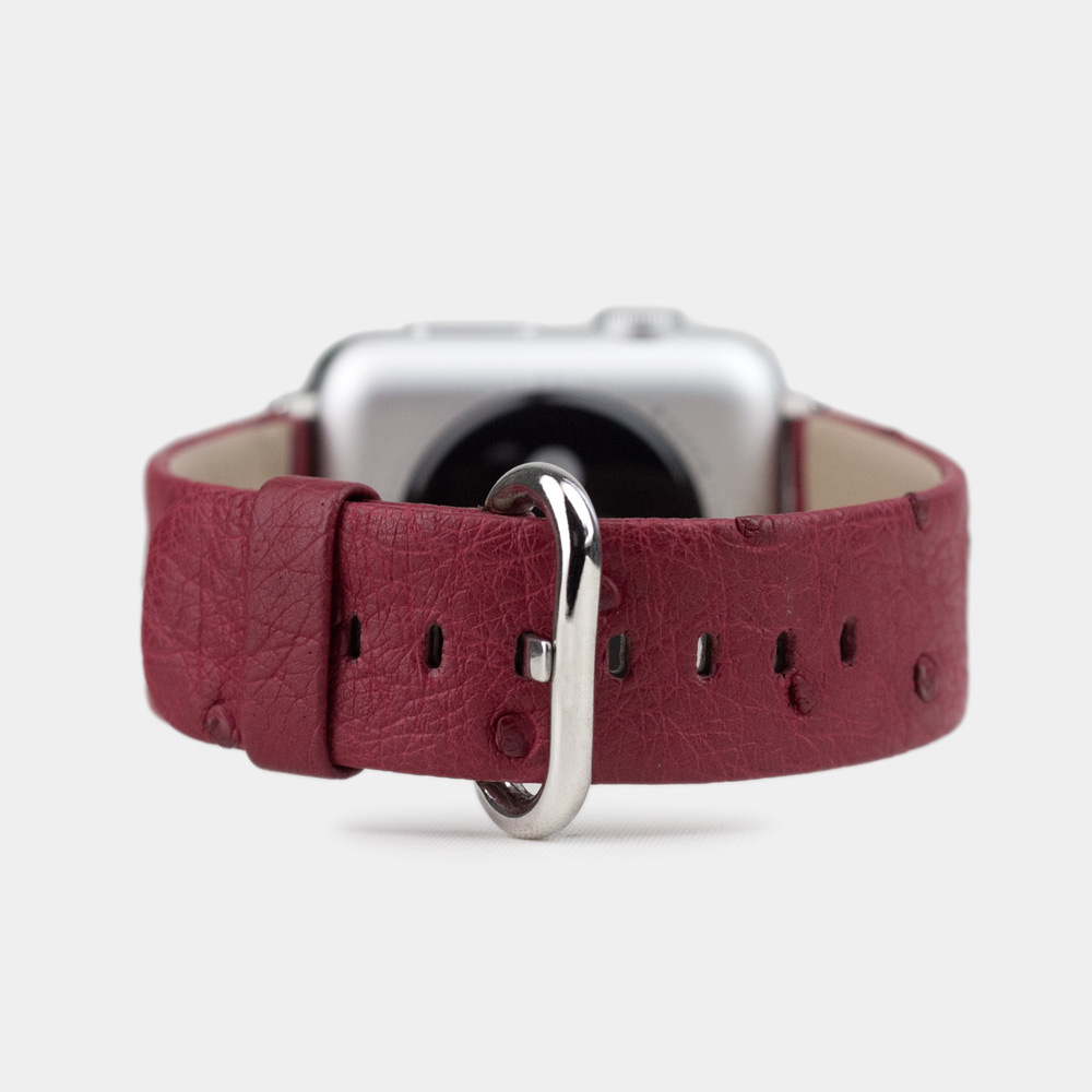 Band for AW 42/44/45mm — ostrich fushia