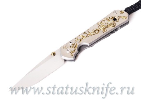 Нож Chris Reeve Small Sebenza 21 CGG Gold Leaf