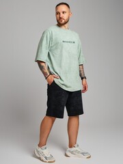 Фуфайка (футболка) мужская Сидней-4 Виотекс ФИСТАШКОВЫЙ