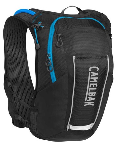 Картинка рюкзак беговой Camelbak Ultra 10 Vest 2L Black/Atomic Blue - 1