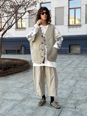 Жилет LINER WAISCOT JACKET OVERSIZE/OLIVA