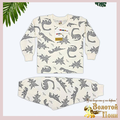 Пижама хл/начес мальчику (1-4/5-8) 251002-R2160