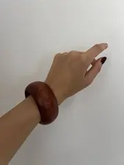 Браслет из смолы Дерево, Коричневый