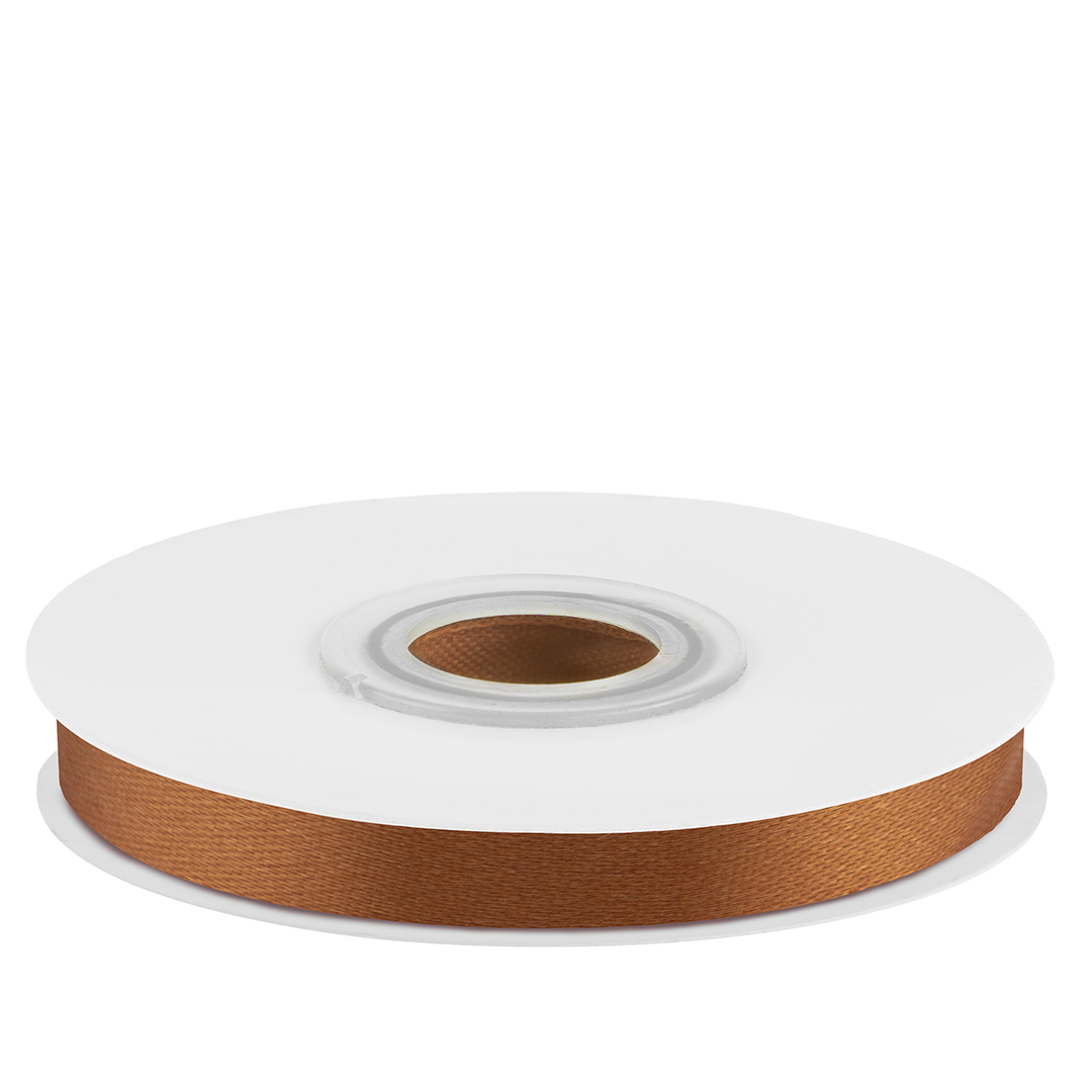 Лента Атласная (0,7см*22,85м) Карамельный