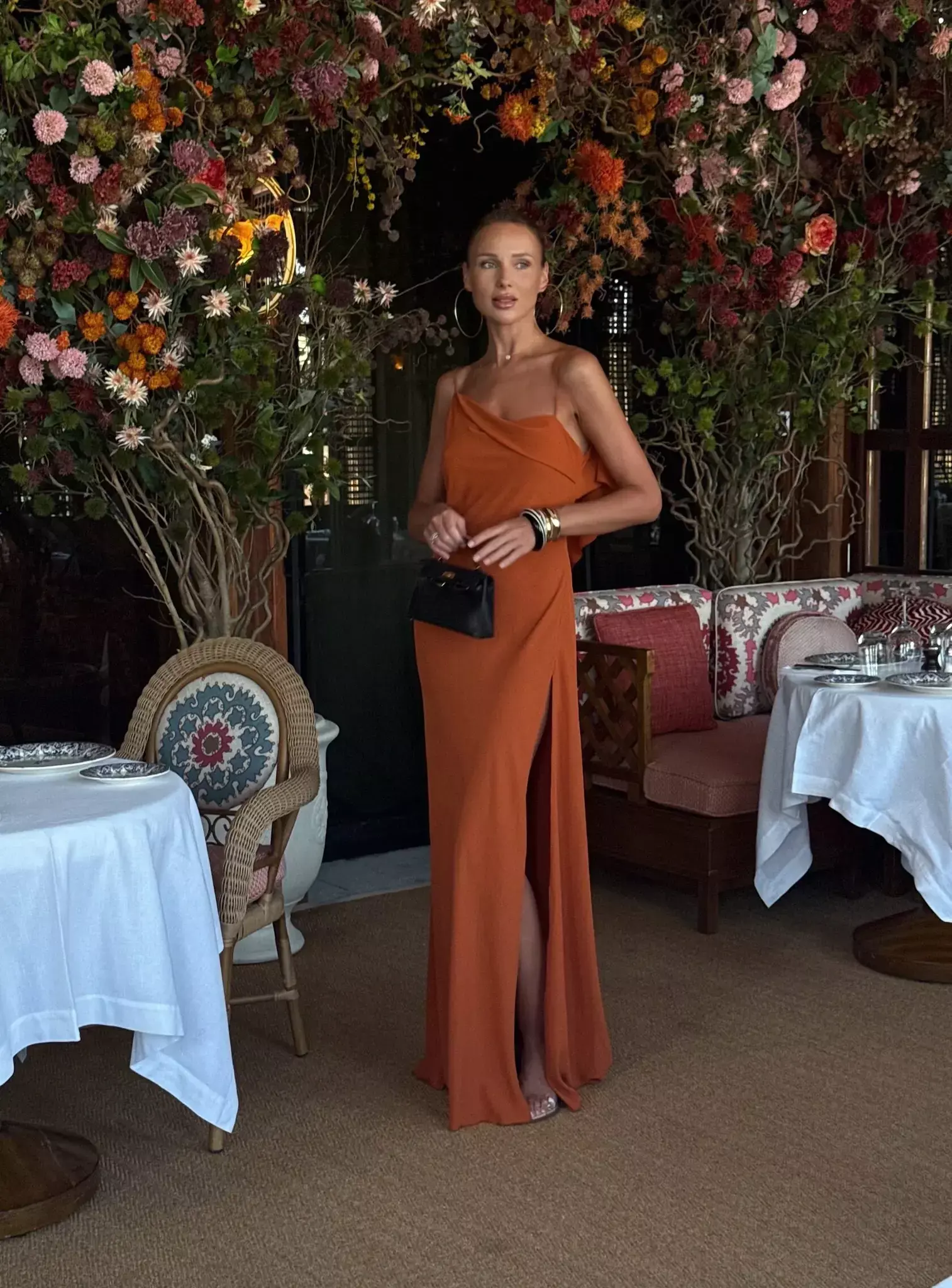 Платье Farfalla, Оранжевый