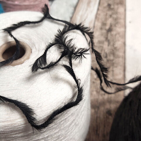 Искусственный мех LINEAPIU TEDDY 210 антрацит