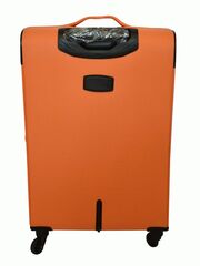 Чемодан Redmond тканевый облегченный ручная кладь Оранжевый 55х20х39 см без расширения3