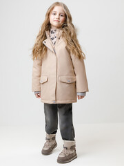 куртка  для девочки  ВК 38112/4 ГР
