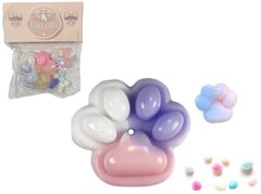 Антистресс Сквиш Лапка ТрехЦветная + Мини Лапка + Паспоны