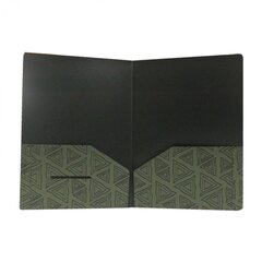 
          Папка для презентаций Silwerhof DELTA 2 внутр.кармана A4 225 х 357 мм, 400 мкм, оливковая