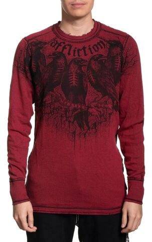 Пуловер двусторонний Infected Ritual LS Rev. Thermal Silver Affliction