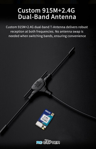 Приёмник GEPRC ELRS Nano 915M/2.4G Dual-Band