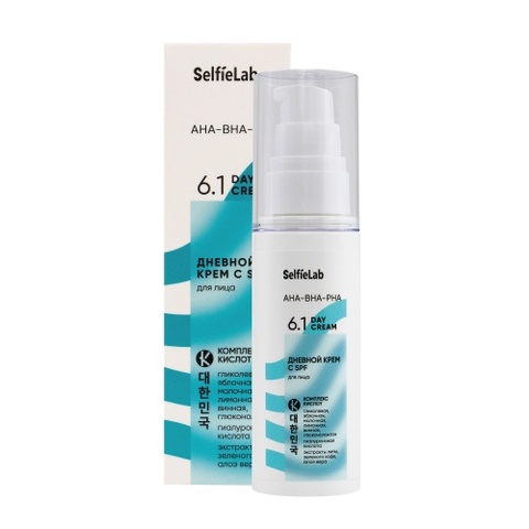 Selfielab AHA-BHA-PHA Крем Дневной с SPF для лица 50г