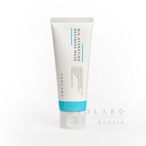 USOLAB Маска антистресс противоотечная, 100 мл | Bio Hydrating Destress Mask