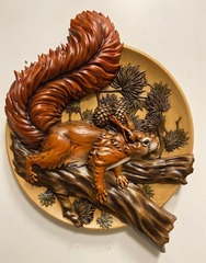 Силиконовый молд Белка (медальон) № 0479