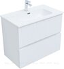 Aquanet 332529 Тумба с раковиной Джейн 80 цв.белый матовый (раковина Фортуна) (332529)