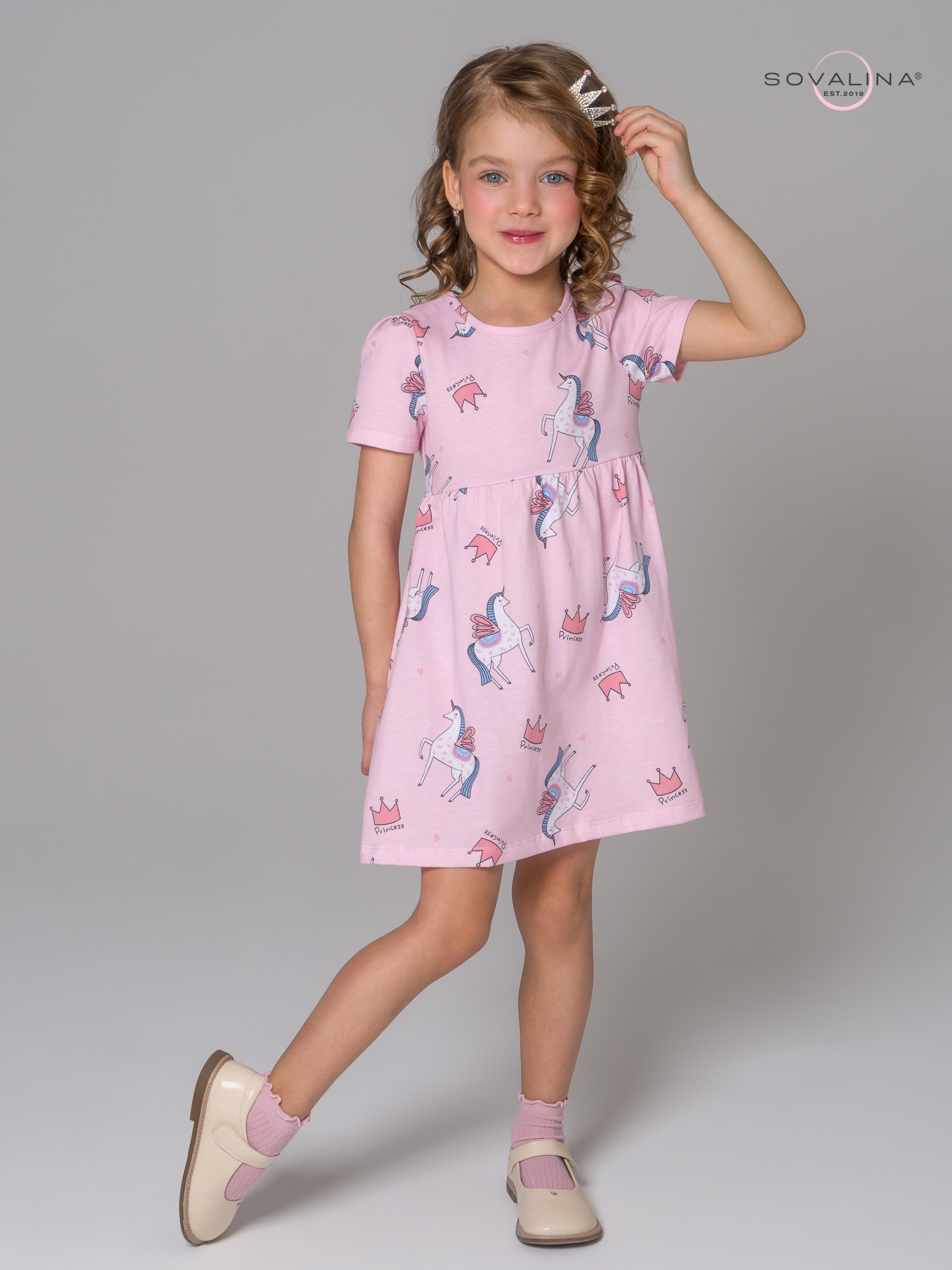 Платье Аленка к/р SG корона принцессы