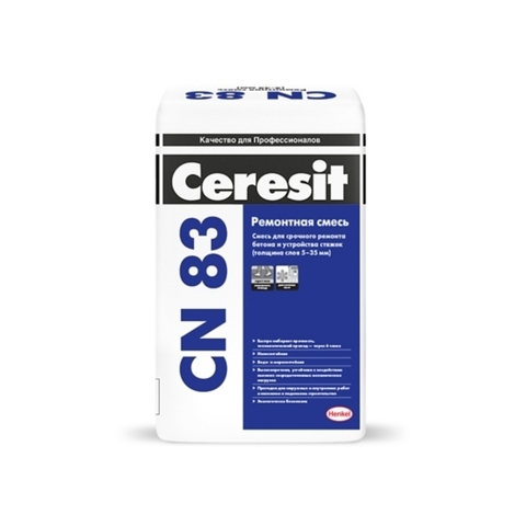 Ceresit CN 83/Церезит ЦН 83 смесь для ремонта бетона