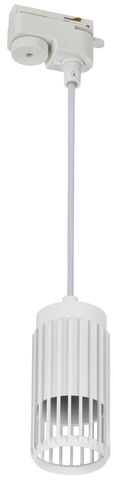 Светильник 4213 декор. трековый подвесной GU10 белый IEK