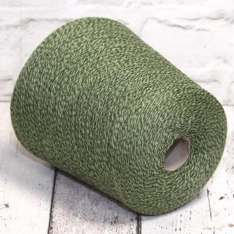 Меринос с кашемиром (10%) LANECARDATE VELA 2/16 зеленый, мулине