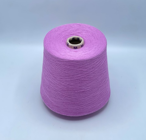 Бобинная пряжа,Cotton combed, 2540м. 100%Хлопок, Мальва(934), 39320