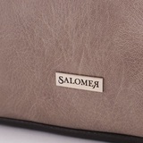 Сумка Саломея 198 македония тауп + шоколад