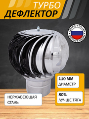 Турбодефлектор ТД-110 Нержавеющая сталь