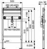 Инсталляция для раковины TECE TECEprofil 9310018