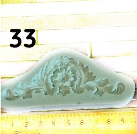 Молд Накладка  9.5см., Арт.PO-0033, силикон