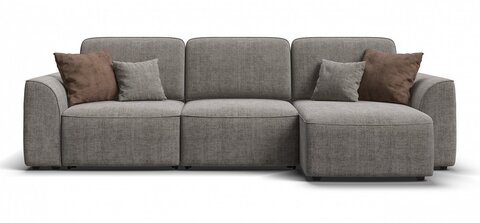 Угловой диван KING Шенилл IQ бежевый