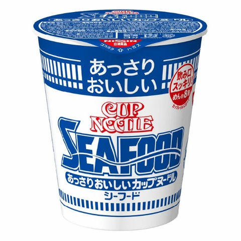 Лапша со вкусом морепродуктов (низкокалорийная) Nissin Cup Noodle Seafood, 60 гр