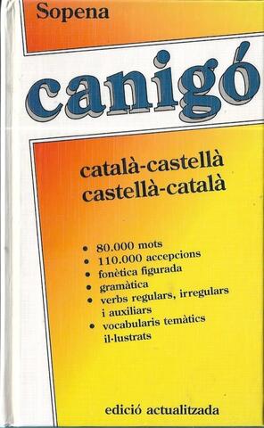 Canigo. Каталанско-кастильский и кастильско-каталанский словарь