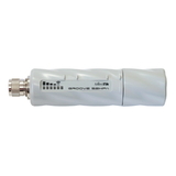 MikroTik GrooveA 52 with N-male connector, High Gain Single Chain 2.4GHz / 5GHz 802.11abgn wireless, 600MHz CPU, 64MB RAM, 1x LAN, mounting loops, POE, PSU, plastic case, RouterOS L4, 2.4Ghz 6dBi Omni