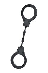Черные силиконовые наручники A-Toys без ключа - 
