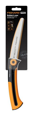 Пила садовая Fiskars Xtract SW72 малый черный/оранжевый (1000612)