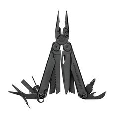 Мультитул Leatherman Wave Plus Black, нейлоновый чехол Molle, 18 функций (832526) цвет чёрный | Multitool-Leatherman.Ru