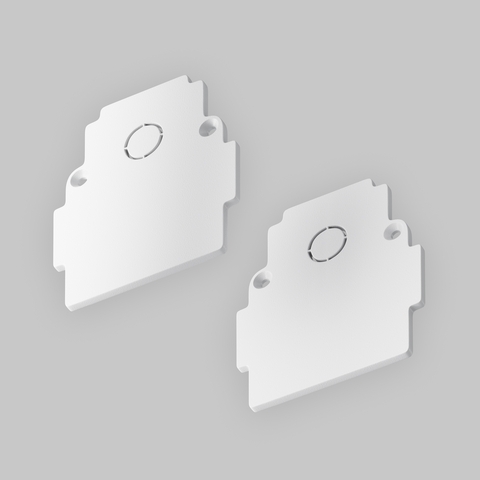 Заглушка торцевая 2шт для встраиваемого шинопровода Maytoni Gravity TRA010EC-42W