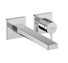 Hansgrohe 73051000 Tecturis E Смеситель для раковины, однорычажный, настенный, с изливом 22,5, скрытого мо фото