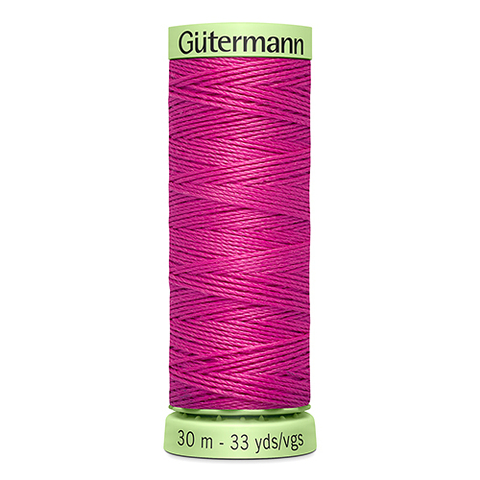 Нить Top Stitch 30/30 м для декоративной отстрочки, Gutermann, 733 розовая фуксия