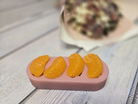 Силиконовая форма «Дольки 4 шт»