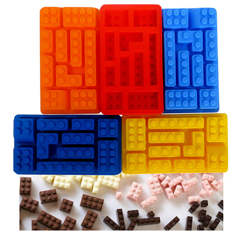 Форма силиконовая Лего для льда и шоколада