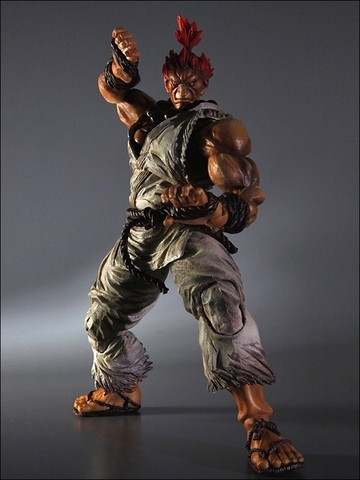 Super Street Fighter IV Play Arts Kai Figure - Akuma White