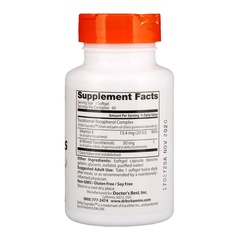 Doctor's Best, Токотриенолы с EVNol SupraBio, 50 мг, 60 мягких таблеток