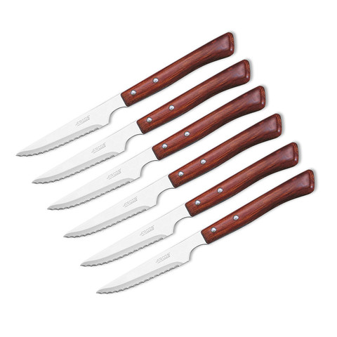 Набор столовых ножей для стейка 6шт Arcos Steak Knives 372000