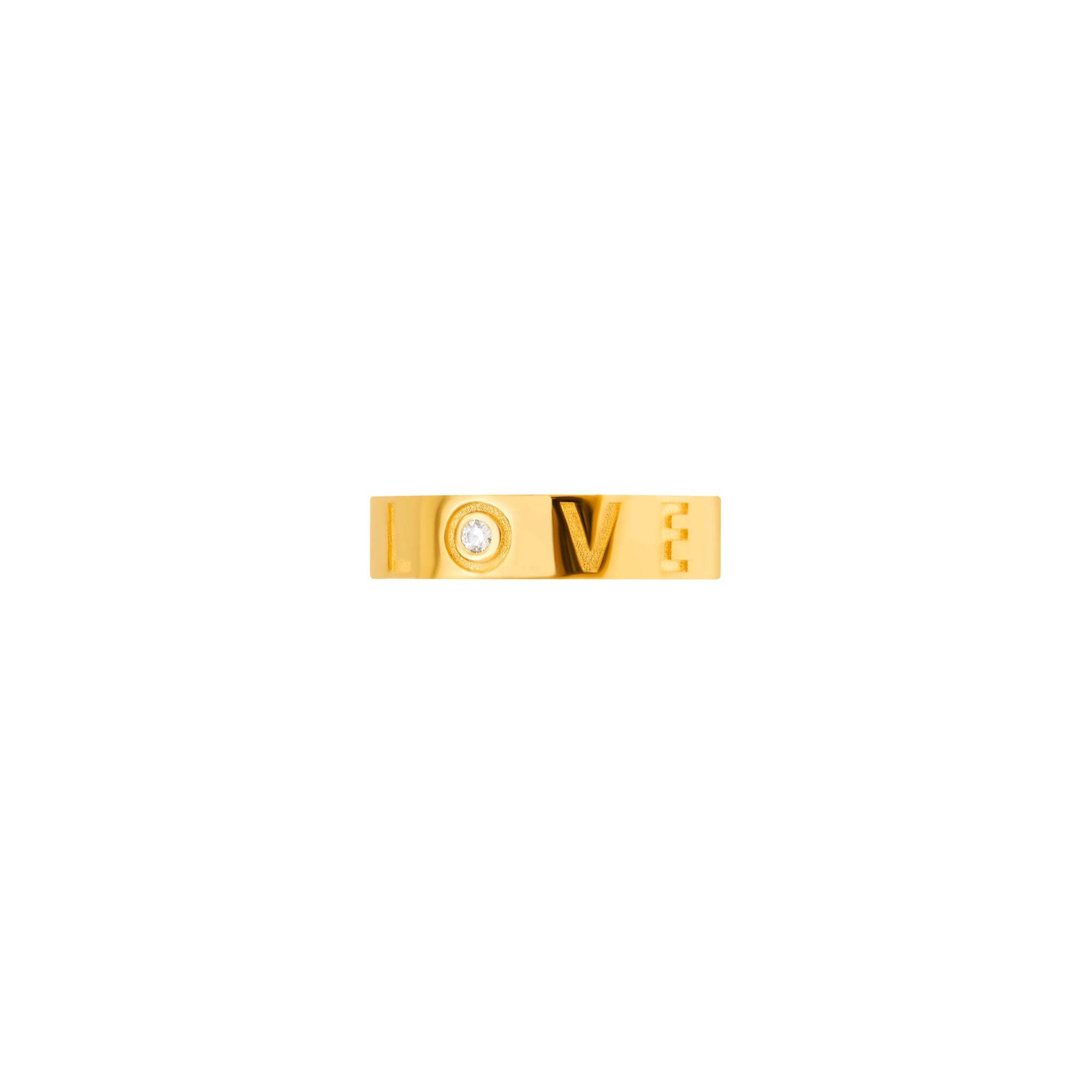 VIVA LA VIKA Кольцо Reminder Ring – Love Gold кольцо viva la vika reminder love gold 17 5 размер