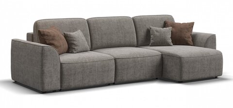 Угловой диван KING Шенилл IQ бежевый