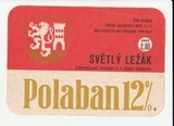 K15263 ЧССР Чехословакия Пивная этикетка Polaban 12%