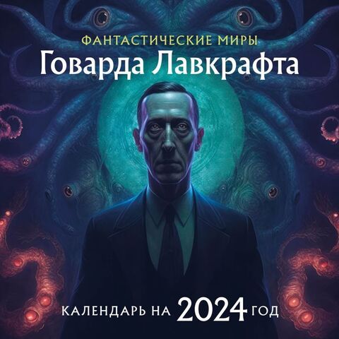 Календарь настенный Фантастические миры Говарда Лавкрафта на 2024 год