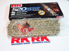 Цепь RK Japan 520 GXW 120 звеньев GB CLF